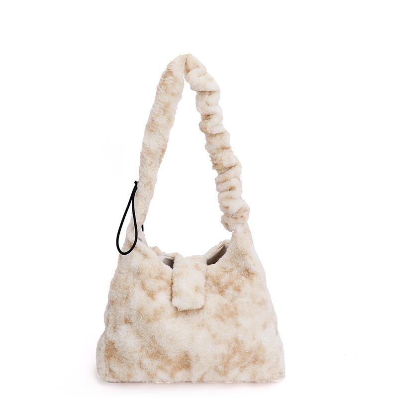 Women Fluffy leisure Shoulder Bag Fashi texture Crossbody Bag Large Capacity Simple and versatile for daily wear bucket bag белый
Women Fluffy leisure Shoulder Bag Fashi texture Crossbody Bag Large Capacity Simple and versatile for daily wear bucket bag белый