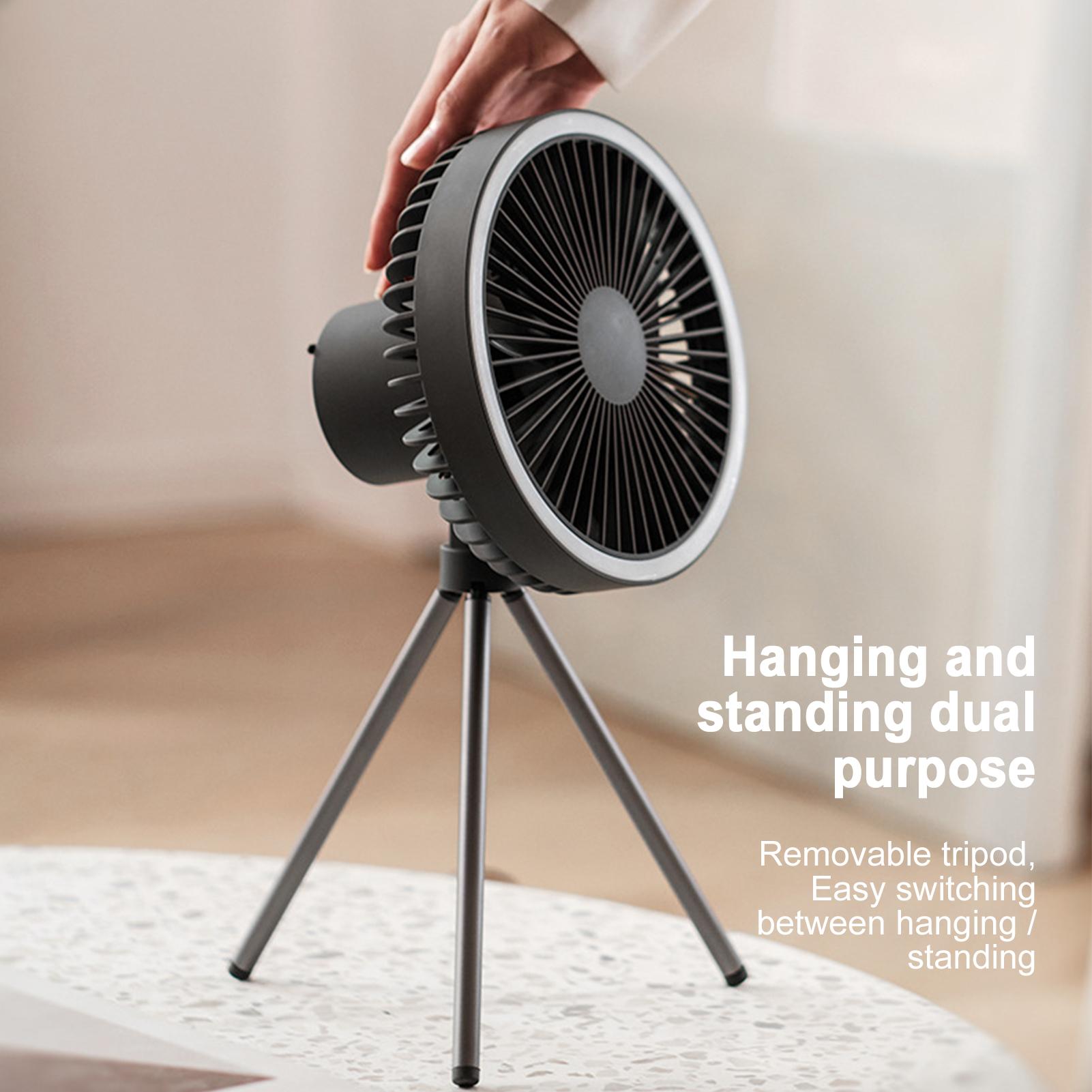 Rechargeable Portable Fan, 10000mAh Camping Fan with Power Bank Function, LED Light and Timer, 3 Speed Quiet Hanging
Rechargeable Portable Fan, 10000mAh Camping Fan with Power Bank Function, LED Light and Timer, 3 Speed Quiet Hanging