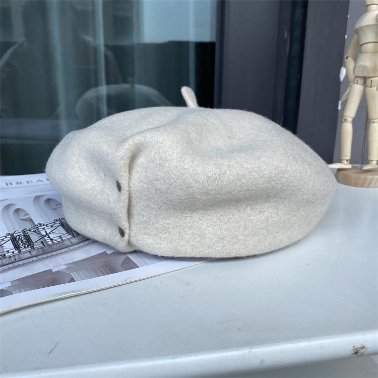 Autumn And Winter Australian Wool Woolen Hat Women S Literary Versatile Folded Copper Buckle Painter Hat Three-Dimensional Thickened Bud Hat One Size
Autumn And Winter Australian Wool Woolen Hat Women S Literary Versatile Folded Copper Buckle Painter Hat Three-Dimensional Thickened Bud Hat One Size