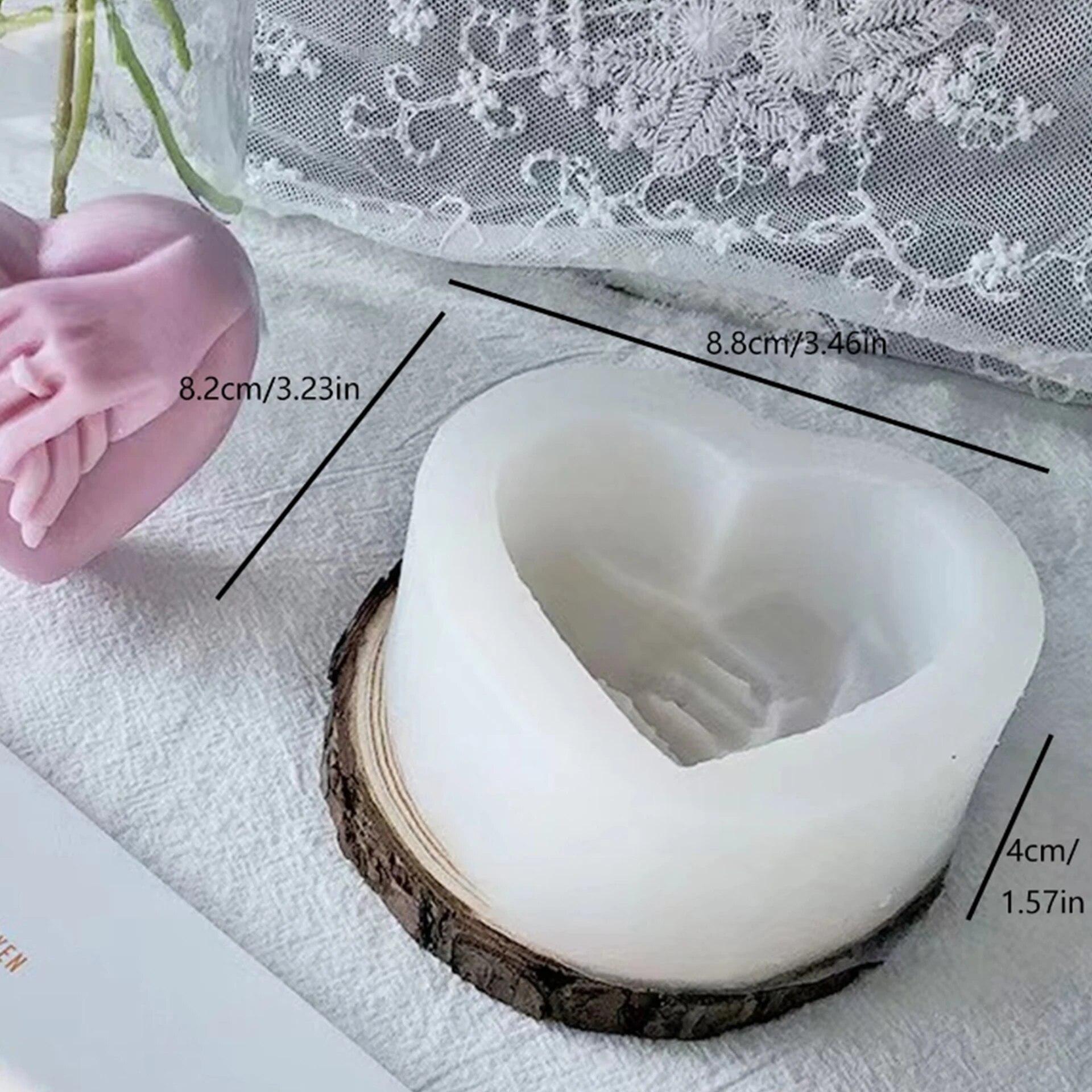 Love Hand in Hand Candle Mold Gypsum Grinding Tool Heart Shaped Chocolate Wedding Cake Candle Silicone Mold
Love Hand in Hand Candle Mold Gypsum Grinding Tool Heart Shaped Chocolate Wedding Cake Candle Silicone Mold