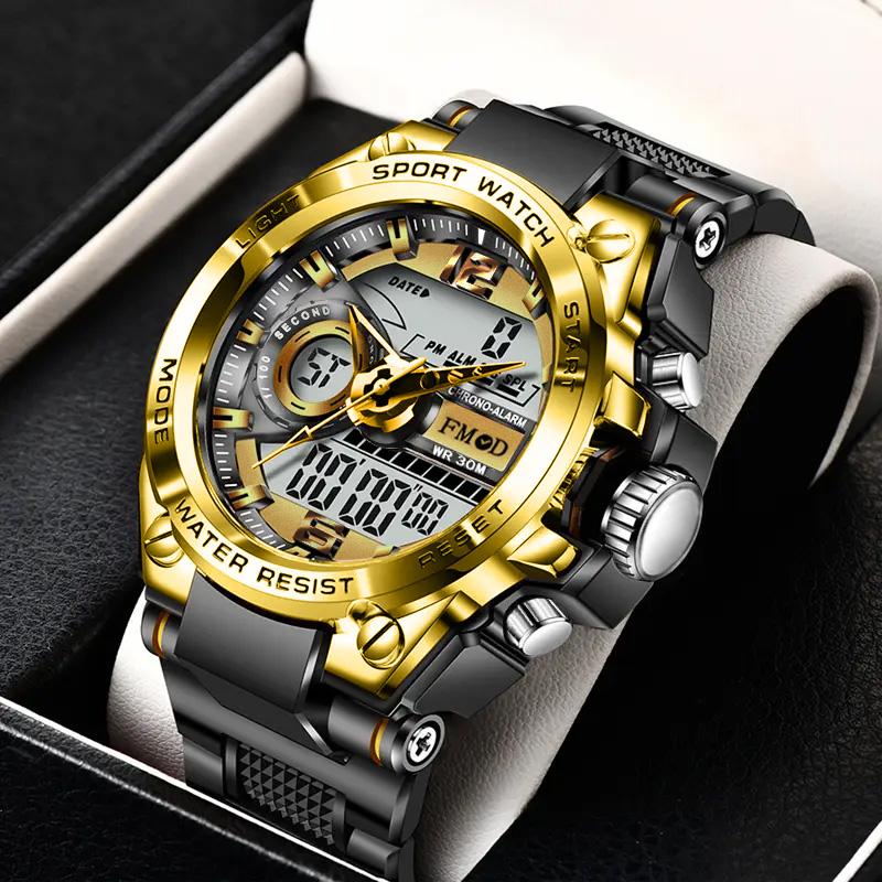 Digital Men Steel Military Wristwatch LED Quartz ClockSport Watch Male Big Watches Men Relogios Masculino
Digital Men Steel Military Wristwatch LED Quartz ClockSport Watch Male Big Watches Men Relogios Masculino