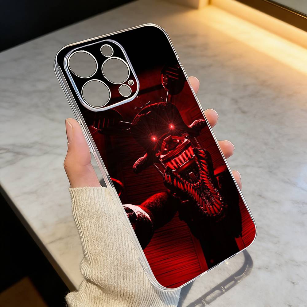 F-Five N-Nights at Freddy s FNAF Phone Case For iPhone 17 16 15 14 13 12 11 Mini Pro Max Plus Transparent Cover iPhone17PRO
F-Five N-Nights at Freddy s FNAF Phone Case For iPhone 17 16 15 14 13 12 11 Mini Pro Max Plus Transparent Cover iPhone17PRO