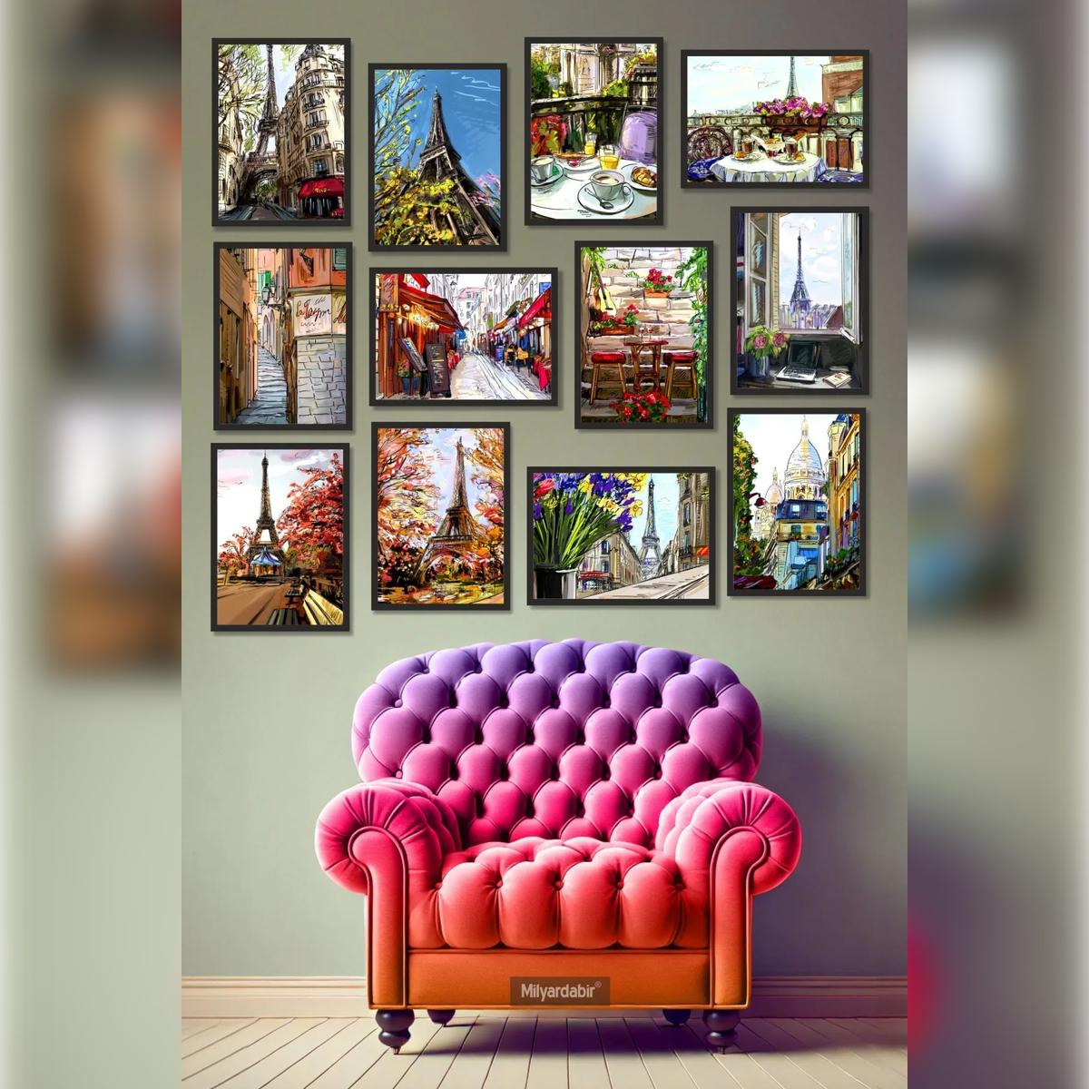 Create a Romantic Atmosphere with the 12-Piece Poster Set That Brings the Magic of Paris to Your Home!
Create a Romantic Atmosphere with the 12-Piece Poster Set That Brings the Magic of Paris to Your Home!