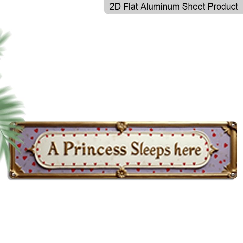 Retro Flat Aluminum Wall Decoration “The Princess Sleeps Here -room Decoration with Princess Pattern, Suitable for Display in Home Furnishing, Cafes 40cm x 10cm
Retro Flat Aluminum Wall Decoration “The Princess Sleeps Here -room Decoration with Princess Pattern, Suitable for Display in Home Furnishing, Cafes 40cm x 10cm
