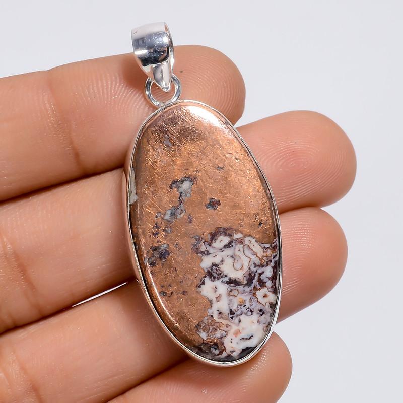 Classic Top Grade Qualite 100% Natural Copper Agate Oval Shape Ethnic Style Handmade Jewelry 925 Steling Silver Plated Pendant 1.7 WSJ-4996 1.7
Classic Top Grade Qualite 100% Natural Copper Agate Oval Shape Ethnic Style Handmade Jewelry 925 Steling Silver Plated Pendant 1.7 WSJ-4996 1.7