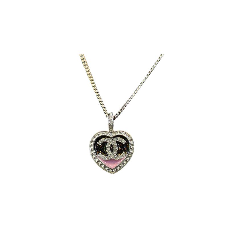 CHANEL 23N new product double C heart-shaped metal necklace men and women same style couple model pink рожевий
CHANEL 23N new product double C heart-shaped metal necklace men and women same style couple model pink рожевий