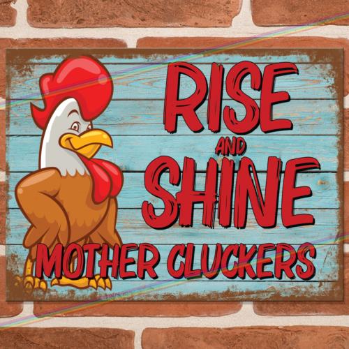 RISE SHINE Funny Metal Signs Man Cave Shed Bar Pub Garage Joke Wall Tin SignAluminum 20x30cm(7.8x11.8inch)
RISE SHINE Funny Metal Signs Man Cave Shed Bar Pub Garage Joke Wall Tin SignAluminum 20x30cm(7.8x11.8inch)