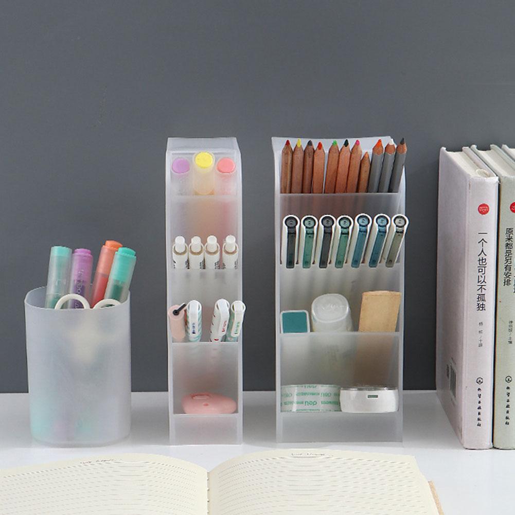 Desktop Storage Bin Transparent Oblique Insert Pen Holder Student Desk Pen Bucket Makeup Pencil Storage Box Stationery Organizer
Desktop Storage Bin Transparent Oblique Insert Pen Holder Student Desk Pen Bucket Makeup Pencil Storage Box Stationery Organizer