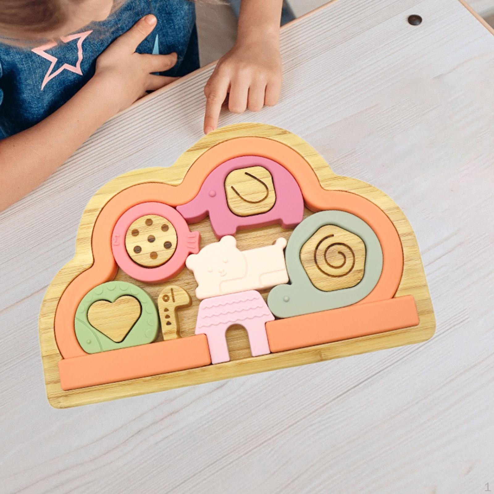 Animal Puzzle Stacking Toy Balance Game for Kids Fine Motor Building Desktop Baby Block coral color
Animal Puzzle Stacking Toy Balance Game for Kids Fine Motor Building Desktop Baby Block coral color