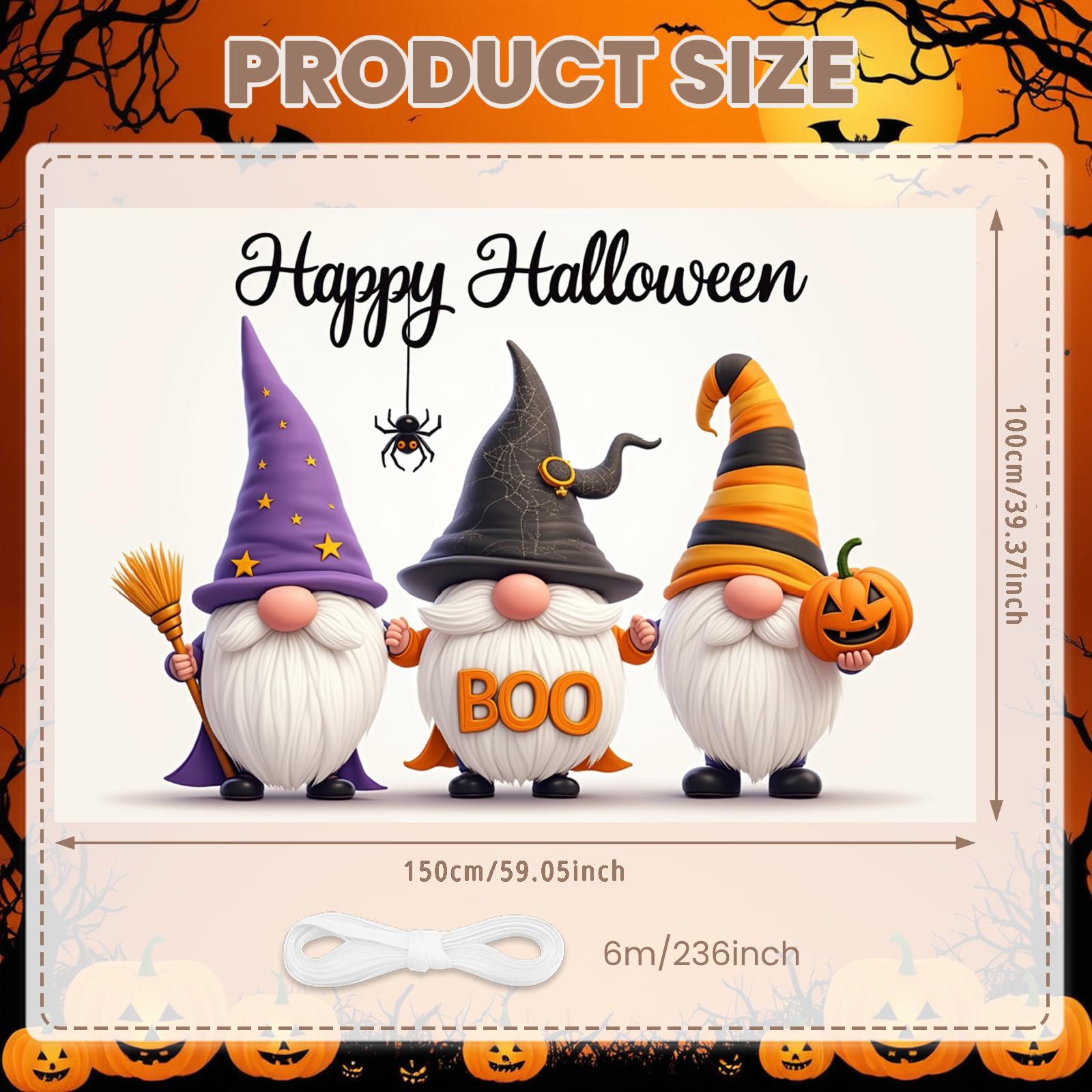Halloween Party Decor Witch Hat Happy Halloween Halloween Banner Cartoon Decorative Banner For Theme Party Home Decoration
Halloween Party Decor Witch Hat Happy Halloween Halloween Banner Cartoon Decorative Banner For Theme Party Home Decoration