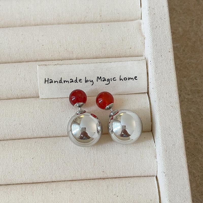 Simple And High-End Agate Stud Earrings Women S Light Luxury Retro Fashion Trend Temperament Commuter Versatile Earrings
Simple And High-End Agate Stud Earrings Women S Light Luxury Retro Fashion Trend Temperament Commuter Versatile Earrings