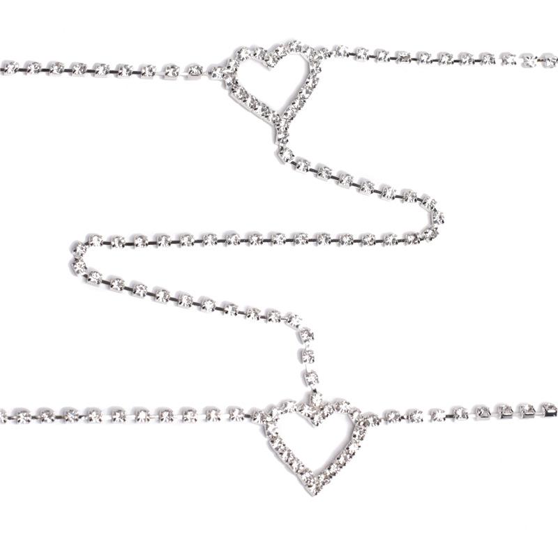 European And American Luxury Diamond-Encrusted Multi-Layer Heart-Shaped Leg Chain, Shiny And Fashionable Versatile Rhinestone Leg Jewelry Anklet
European And American Luxury Diamond-Encrusted Multi-Layer Heart-Shaped Leg Chain, Shiny And Fashionable Versatile Rhinestone Leg Jewelry Anklet