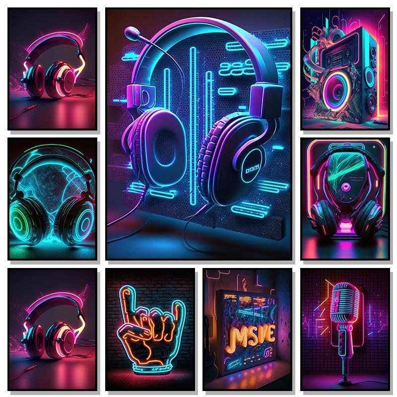 Pop 80S Live Music Neon Punk Poster Aesthetics Dj Guitar Karaoke Headphones Canvas Painting Wall Art Home Room Decor No Lights 21cm×30cm NoFrame
Pop 80S Live Music Neon Punk Poster Aesthetics Dj Guitar Karaoke Headphones Canvas Painting Wall Art Home Room Decor No Lights 21cm×30cm NoFrame