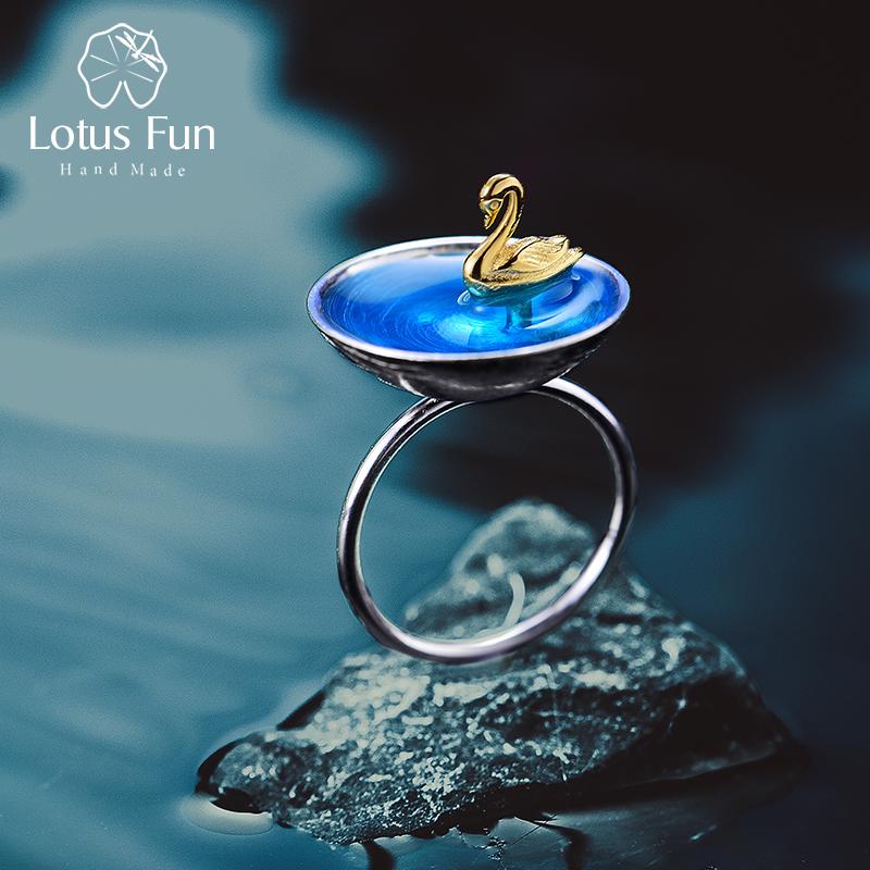 Lotus Fun Poetic Swan In The Sea Натуральные креативные дизайнерские ювелирные кольца ручной работы для женщин 
Lotus Fun Poetic Swan In The Sea Натуральные креативные дизайнерские ювелирные кольца ручной работы для женщин