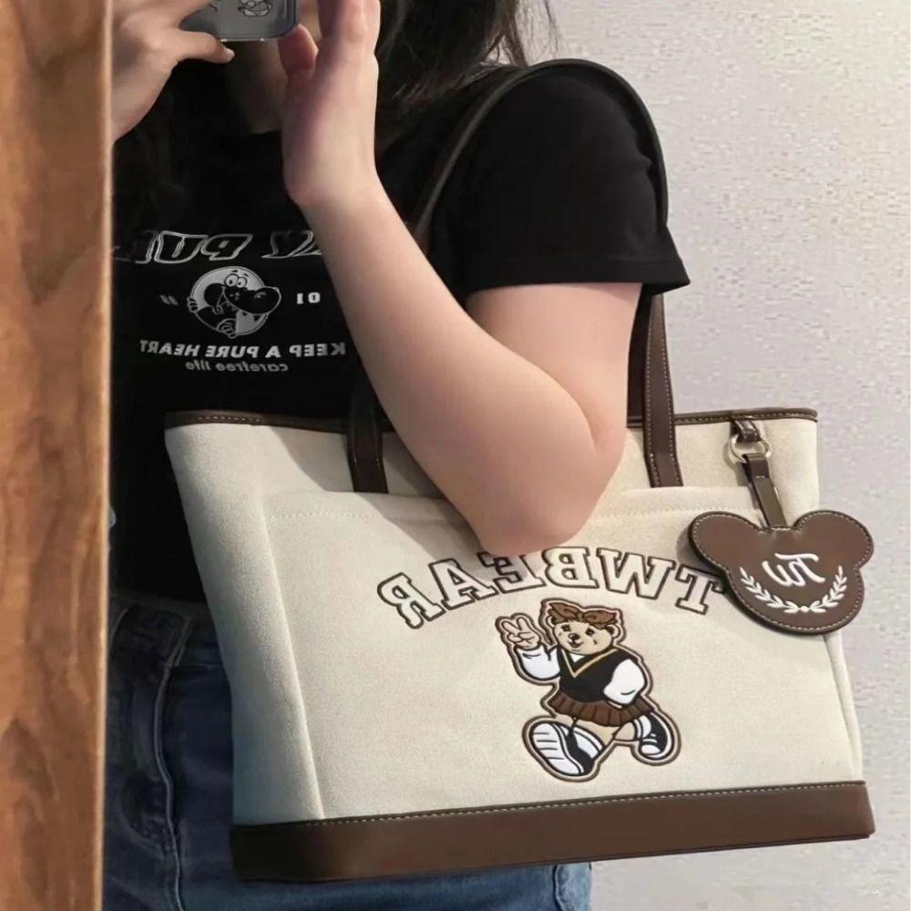 Light Printed Single Shoulder Bags Canvas College Style Handbags Portable Tote Bag
Light Printed Single Shoulder Bags Canvas College Style Handbags Portable Tote Bag