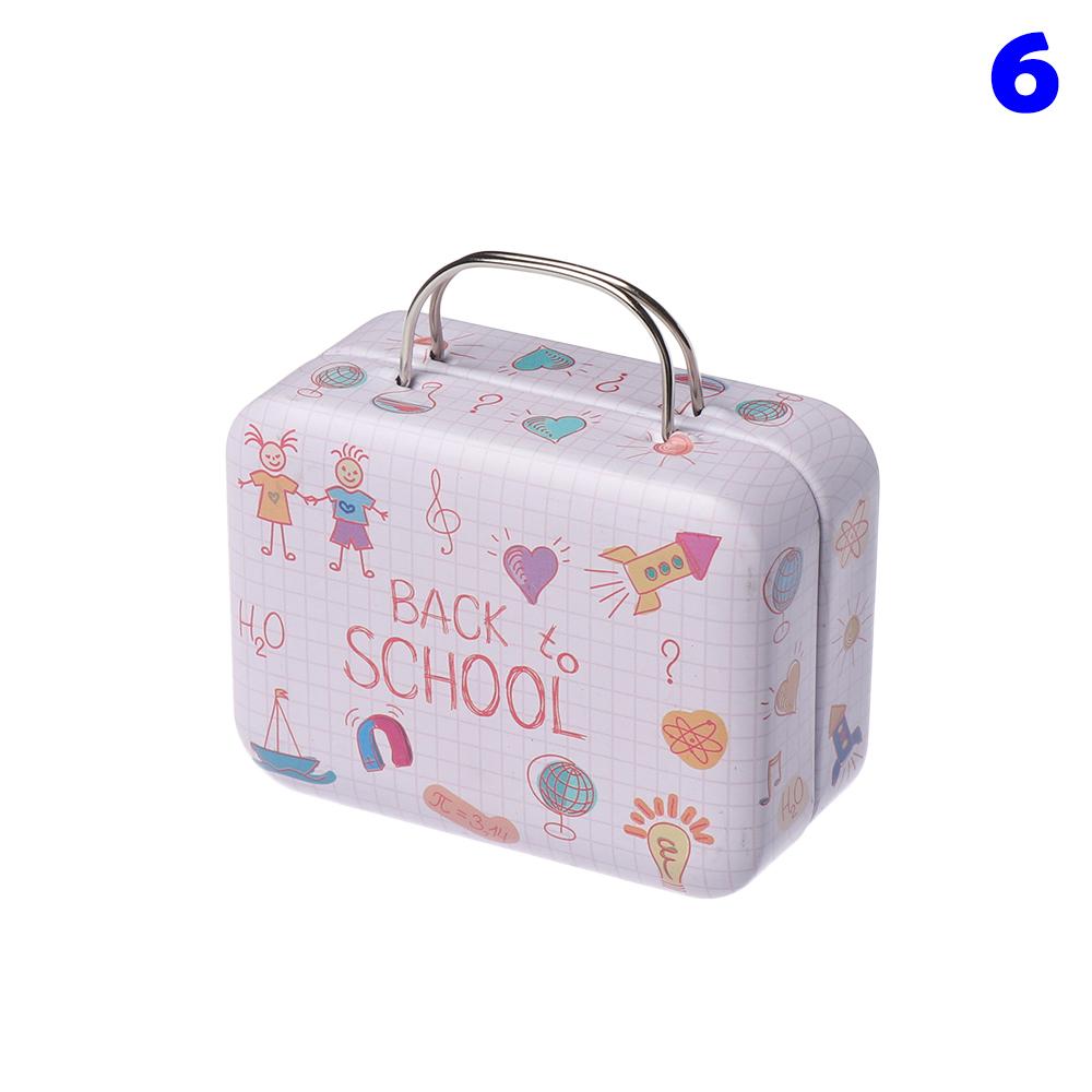 Metal Mini Suitcase Jewellery Box Miniature Trunk Bags Cartoon Pattern Dollhouse Decoration Gifts DIY Dolls Accessories
Metal Mini Suitcase Jewellery Box Miniature Trunk Bags Cartoon Pattern Dollhouse Decoration Gifts DIY Dolls Accessories