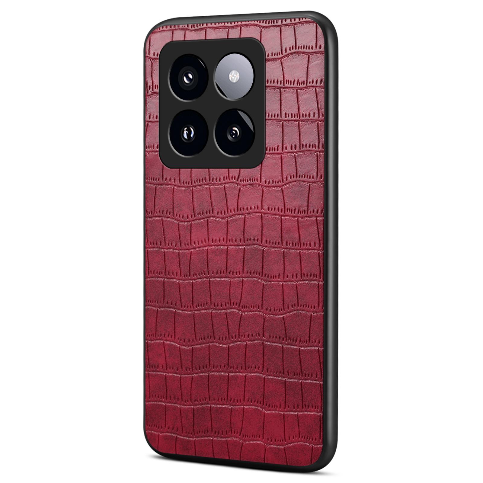 Чехол для Xiaomi 14 Pro с текстурой крокодиловой кожи, устойчивый к царапинам, чехол для мобильного телефона Red
Чехол для Xiaomi 14 Pro с текстурой крокодиловой кожи, устойчивый к царапинам, чехол для мобильного телефона Red