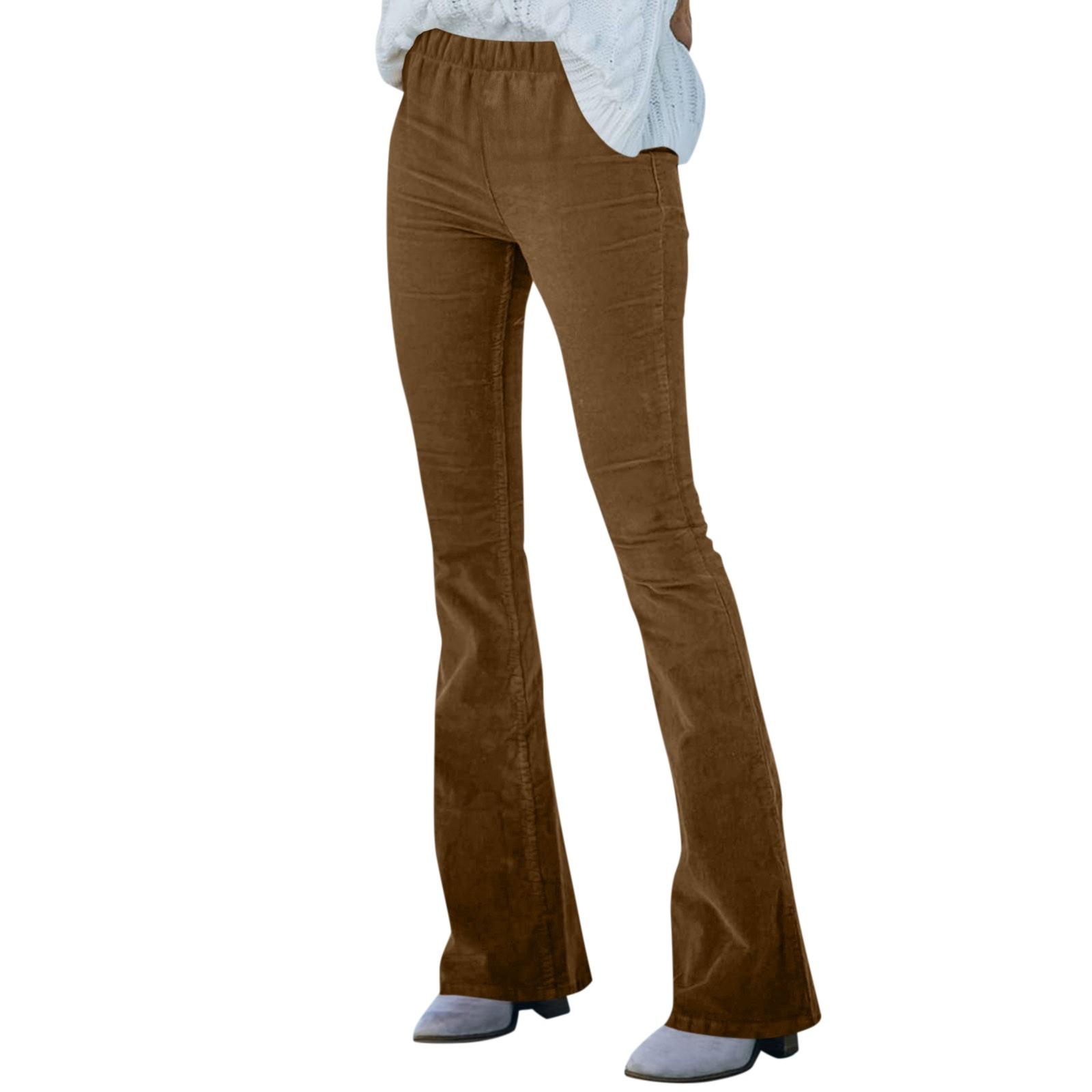 Women s Corduroy Flare Pants Elastic Waist Bell Bottom Trousers XXL коричневий
Women s Corduroy Flare Pants Elastic Waist Bell Bottom Trousers XXL коричневий