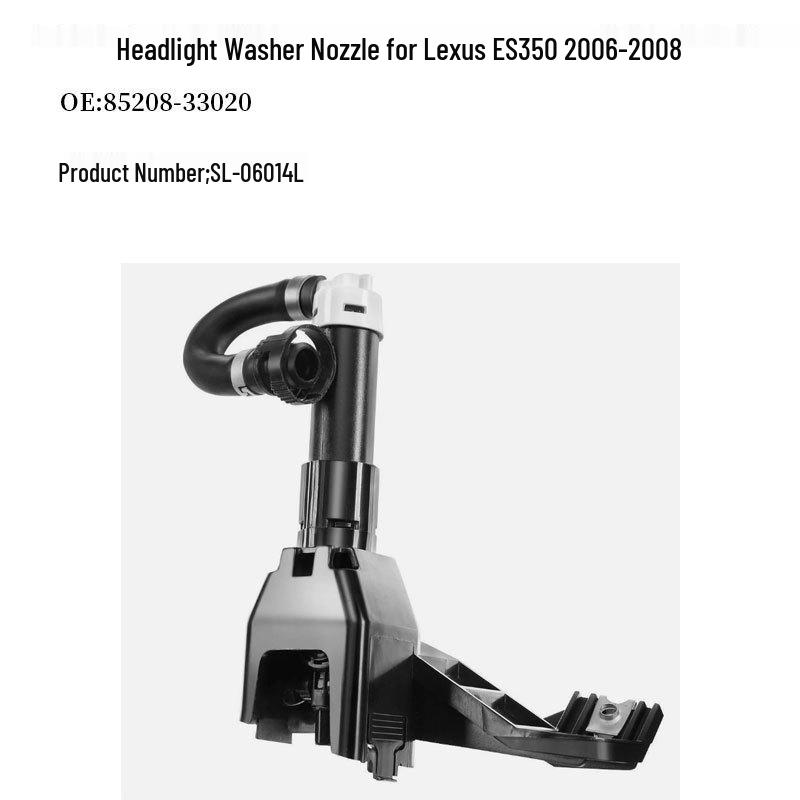 Headlight Washer Nozzle for Lexus ES350 (2006-2008) - Part 85208-33020
Headlight Washer Nozzle for Lexus ES350 (2006-2008) - Part 85208-33020