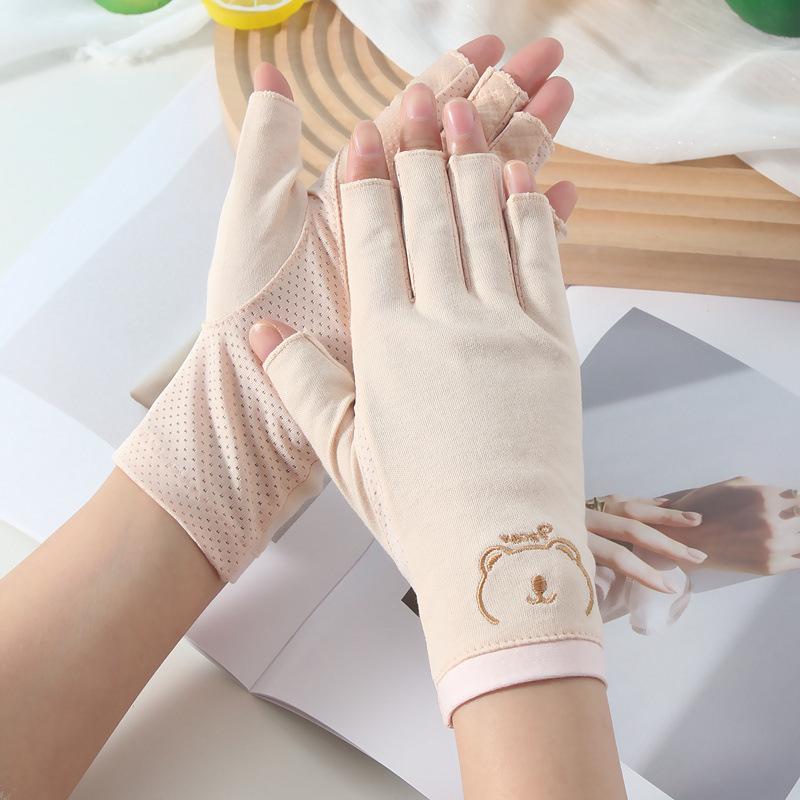 Women’s UV Protection Gloves, Summer Thin Breathable Anti-Slip Half Finger Gloves for Driving Riding Outdoor бежевый
Women’s UV Protection Gloves, Summer Thin Breathable Anti-Slip Half Finger Gloves for Driving Riding Outdoor бежевый