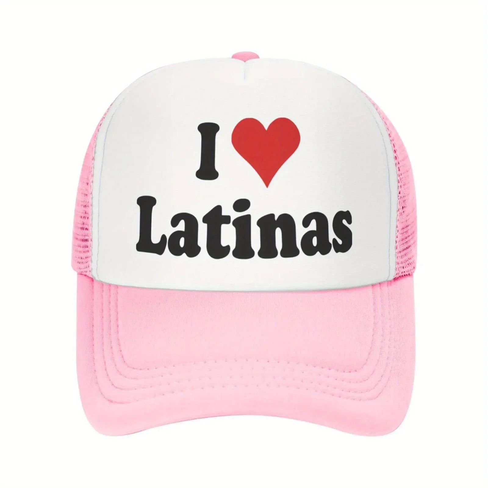 I Love Latinas Trucker Hat Adjustable Mesh Baseball Cap Casual Polyester Summer Sports Style Outdoor Sun Protection Fashion Adjustable
I Love Latinas Trucker Hat Adjustable Mesh Baseball Cap Casual Polyester Summer Sports Style Outdoor Sun Protection Fashion Adjustable