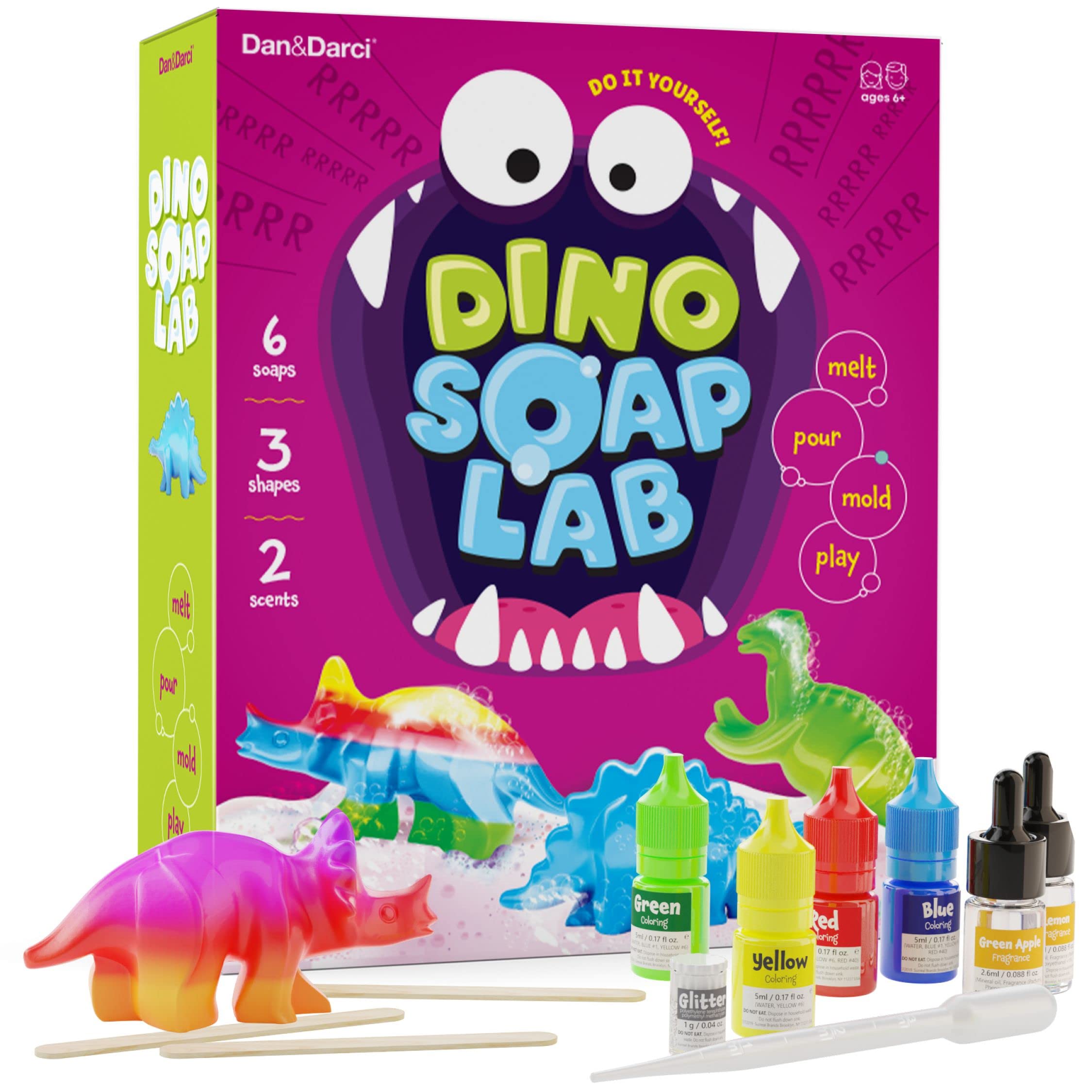 Dinosaur Soap Making Kit for Kids Dinosaur Science Kit for All Ages Indoor DIY Activity Craft Great Gift for Girls and Boys Kit
Dinosaur Soap Making Kit for Kids Dinosaur Science Kit for All Ages Indoor DIY Activity Craft Great Gift for Girls and Boys Kit