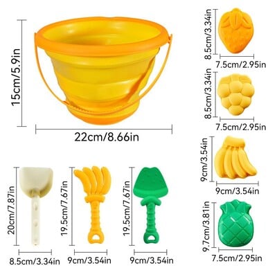 Beach Toy Sets Sand Toy Sets Set For Kids With Watermelon Bucket Fruit Sand Molds Shovel Rake Sandbox Toy Sets For Toddlers Outdoor Travel
Beach Toy Sets Sand Toy Sets Set For Kids With Watermelon Bucket Fruit Sand Molds Shovel Rake Sandbox Toy Sets For Toddlers Outdoor Travel