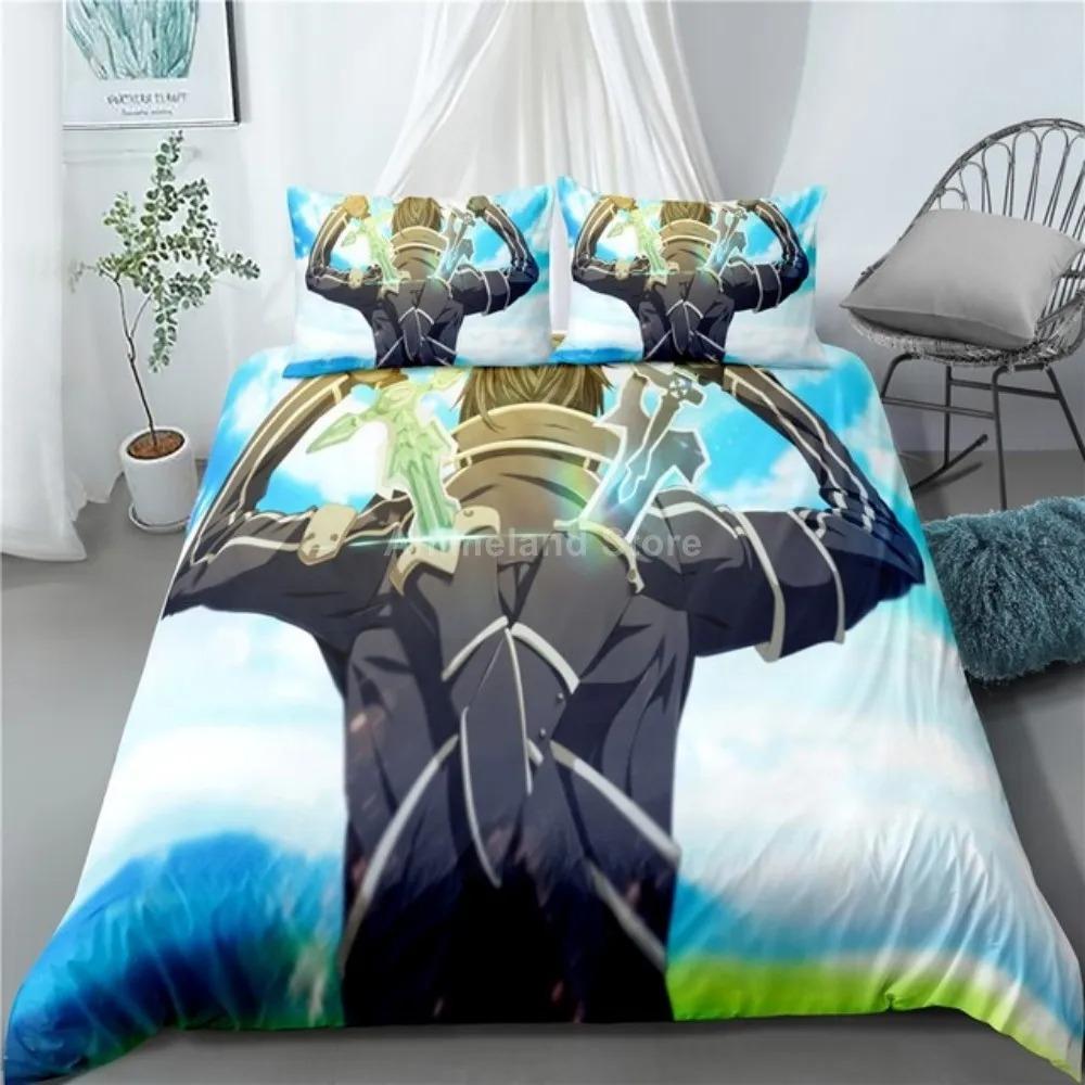 Fashion Gift Cartoon Sword Art Online Bedding Set Anime Bed Linen Quilt Duvet Cover Sets Home Decor Twin Single Queen King Size 70x133cm 2pcs
Fashion Gift Cartoon Sword Art Online Bedding Set Anime Bed Linen Quilt Duvet Cover Sets Home Decor Twin Single Queen King Size 70x133cm 2pcs