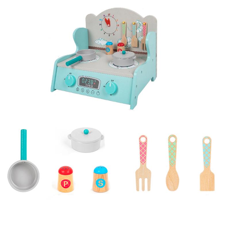 Wooden Mini Kitchen Game Set Pretends To Be A Cooking Toy Suitable For Children To Educate Imagination And Fine Motor Skills
Wooden Mini Kitchen Game Set Pretends To Be A Cooking Toy Suitable For Children To Educate Imagination And Fine Motor Skills