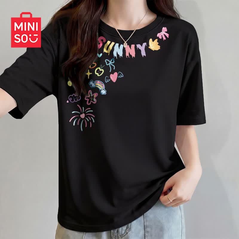MINISO Women s Pure Cotton Loose Fit T-Shirt L
MINISO Women s Pure Cotton Loose Fit T-Shirt L