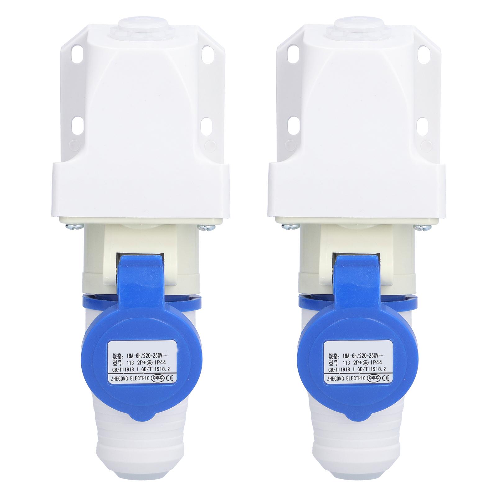2 Set Industrial Plug Socket 3 Pin Circular Power Connector Accessories 220250V 16A 2P+E
2 Set Industrial Plug Socket 3 Pin Circular Power Connector Accessories 220250V 16A 2P+E
