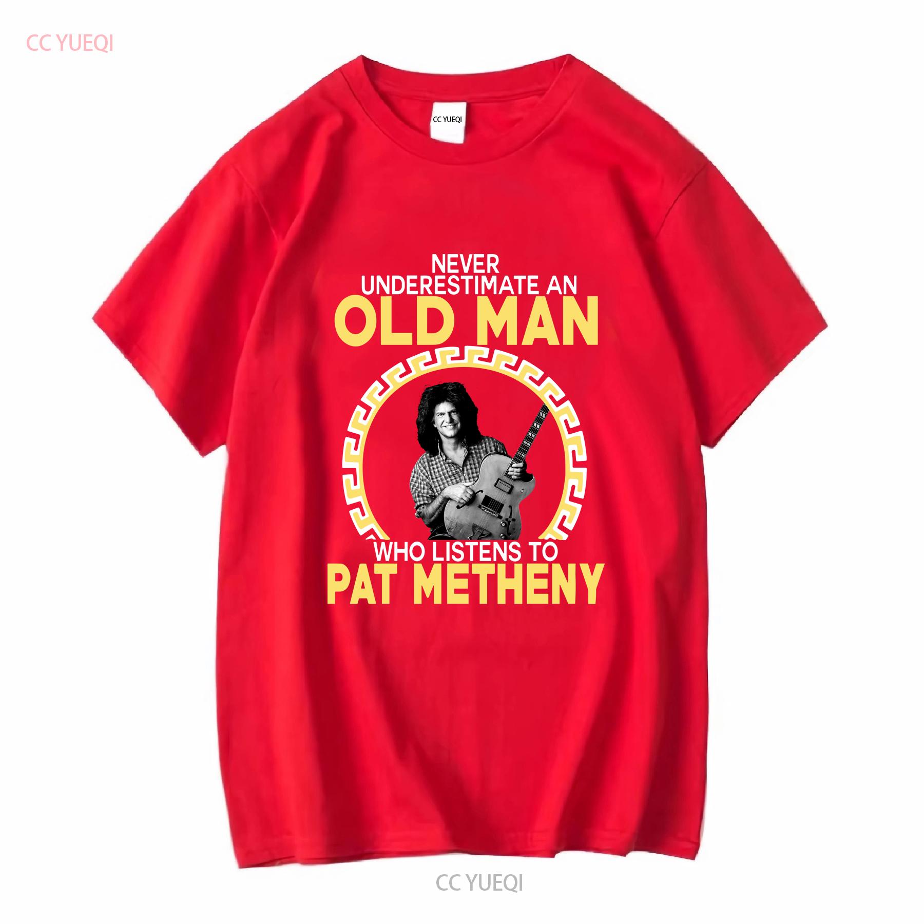 Pat Metheny Never Underestimate An Old Man Listens To Music T Shirt vintage Washed Top For Everyday Wear designer clothes S
Pat Metheny Never Underestimate An Old Man Listens To Music T Shirt vintage Washed Top For Everyday Wear designer clothes S