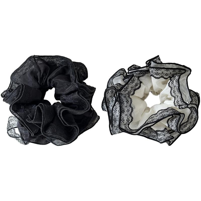 French Lace Sausage Hair Band Women Elegant Double-layer Mesh Hair Ring Fashion Hair Tie Rubber Band Girl Hair Accessories
French Lace Sausage Hair Band Women Elegant Double-layer Mesh Hair Ring Fashion Hair Tie Rubber Band Girl Hair Accessories