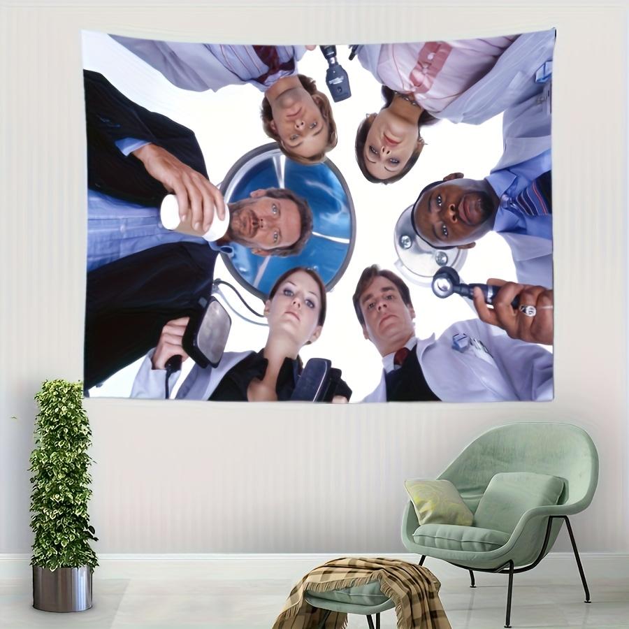 a House Doctor Series Tapestry Featuring a Humorous Movie Poster Design with a Herringbone Pattern Suitable for Decorating Be 74x94cm(29x37in)
a House Doctor Series Tapestry Featuring a Humorous Movie Poster Design with a Herringbone Pattern Suitable for Decorating Be 74x94cm(29x37in)
