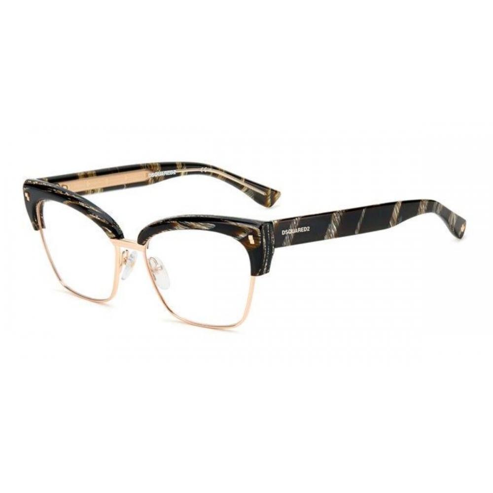 DsquareD2 D2 0024 Ucn Women Eyeglasses Black Horn/54-16-145
DsquareD2 D2 0024 Ucn Women Eyeglasses Black Horn/54-16-145