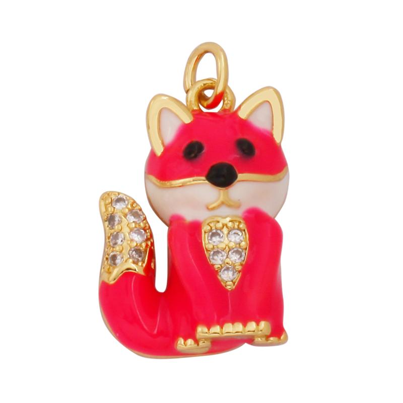 Fine Bird Cat Rabbit Owl Fox Animal Charm Pendant,Unique Bear Elephant Gold Zircon Necklace Bracelet for Jewelry Supply L43
Fine Bird Cat Rabbit Owl Fox Animal Charm Pendant,Unique Bear Elephant Gold Zircon Necklace Bracelet for Jewelry Supply L43