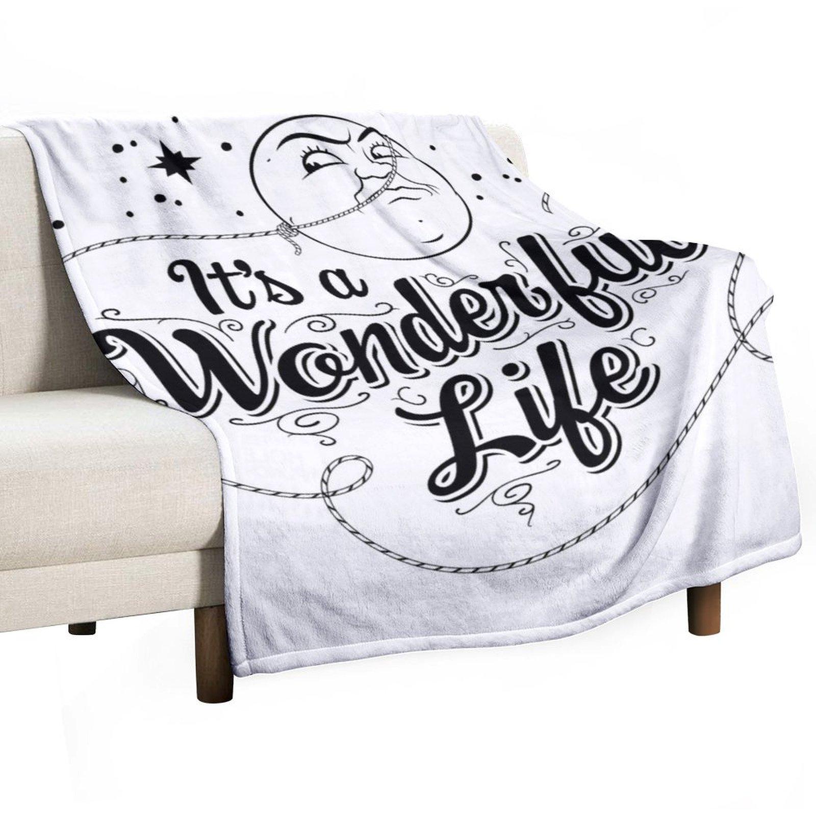 It s a Wonderful Life - Title Throw Blanket Decoratives Cute Plaid Extra Large Throw Bed linens Blankets 30x40in
It s a Wonderful Life - Title Throw Blanket Decoratives Cute Plaid Extra Large Throw Bed linens Blankets 30x40in