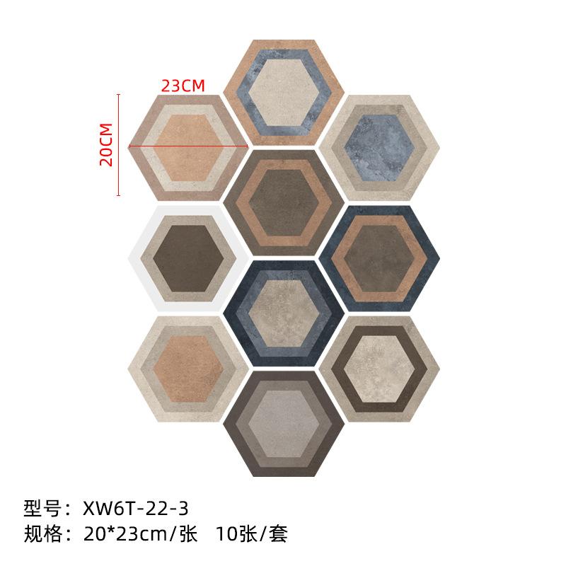 Nordic Style Twill Anti-Skid Hexagonal Floor Sticker Thickened Matte Hexagonal Tile Sticker Self-Adhesive And Removable Wall Sticker matte film 20x23cm * 10pcs
Nordic Style Twill Anti-Skid Hexagonal Floor Sticker Thickened Matte Hexagonal Tile Sticker Self-Adhesive And Removable Wall Sticker matte film 20x23cm * 10pcs