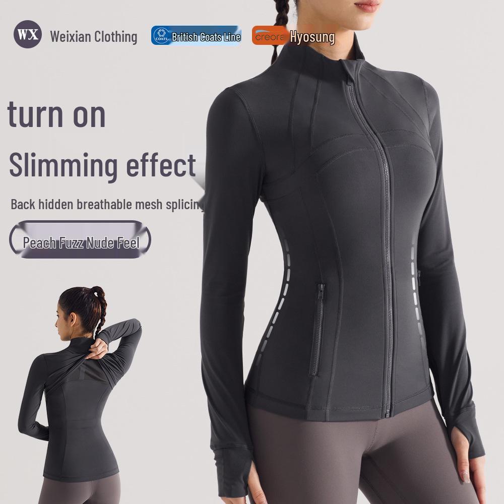 Women s Slim Fit Yoga Jacket - Brushed Long Sleeve, Stand Collar, Anti-Drop, Ideal for Running & Fitness L
Women s Slim Fit Yoga Jacket - Brushed Long Sleeve, Stand Collar, Anti-Drop, Ideal for Running & Fitness L