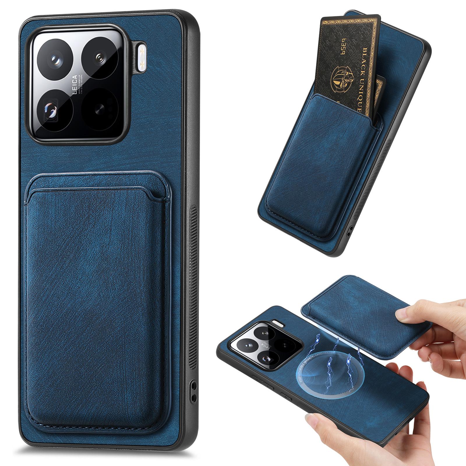 For Xiaomi 15 Pro Case Retro Leather+TPU Phone Cover with Detachable Card Slot Blue
For Xiaomi 15 Pro Case Retro Leather+TPU Phone Cover with Detachable Card Slot Blue