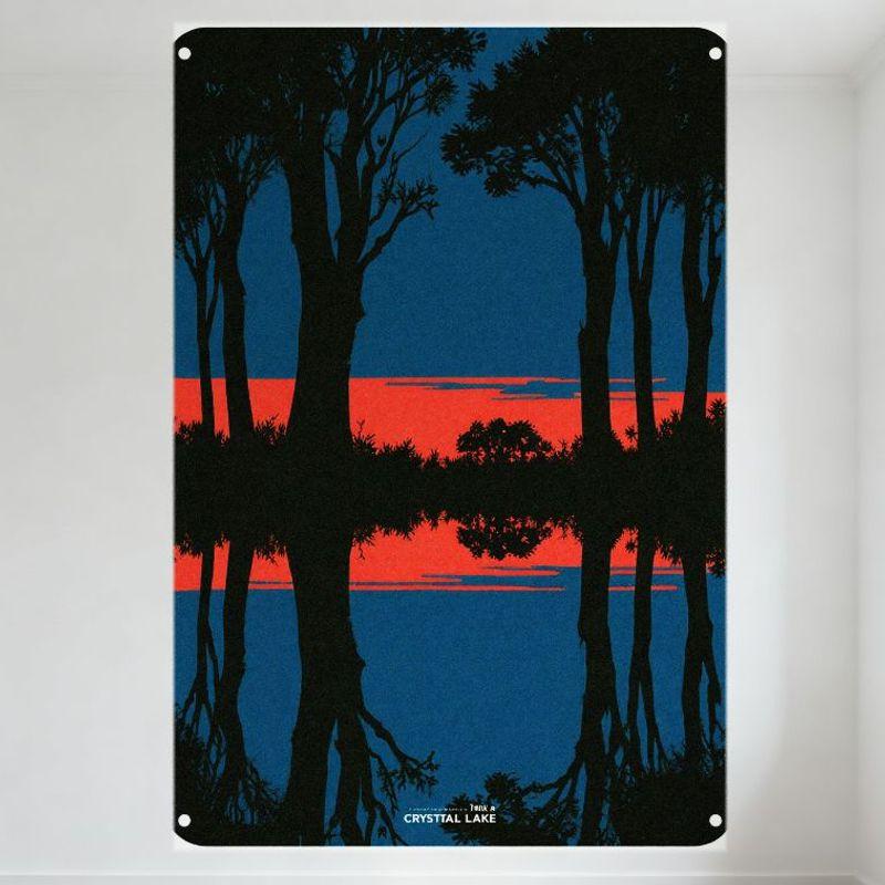 1984 Crystal Lake Symmetrical Trees Water Reflection Metal Tin Sign, Horror Movie Themed Vintage Poster for Home Bar Club Man Ca 20x30cm(7.8x11.8inch)
1984 Crystal Lake Symmetrical Trees Water Reflection Metal Tin Sign, Horror Movie Themed Vintage Poster for Home Bar Club Man Ca 20x30cm(7.8x11.8inch)