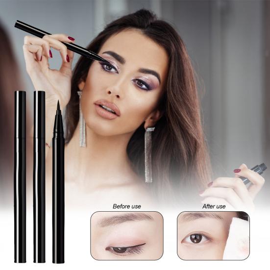3Pcs Long-lasting Waterproof Eyeliners Smudge-proof Sweatproof Fade-resistant Liquid Eyeliner for Clean And Natural Makeup 
3Pcs Long-lasting Waterproof Eyeliners Smudge-proof Sweatproof Fade-resistant Liquid Eyeliner for Clean And Natural Makeup