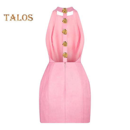 Летнее вечернее платье с открытой спиной 3D Цветок розы с бретелькой на шее Сплошной цвет с открытыми плечами без рукавов с высокой талией Slim Fit Выпускное свадебное мини-платье M розовый
Летнее вечернее платье с открытой спиной 3D Цветок розы с бретелькой на шее Сплошной цвет с открытыми плечами без рукавов с высокой талией Slim Fit Выпускное свадебное мини-платье M розовый