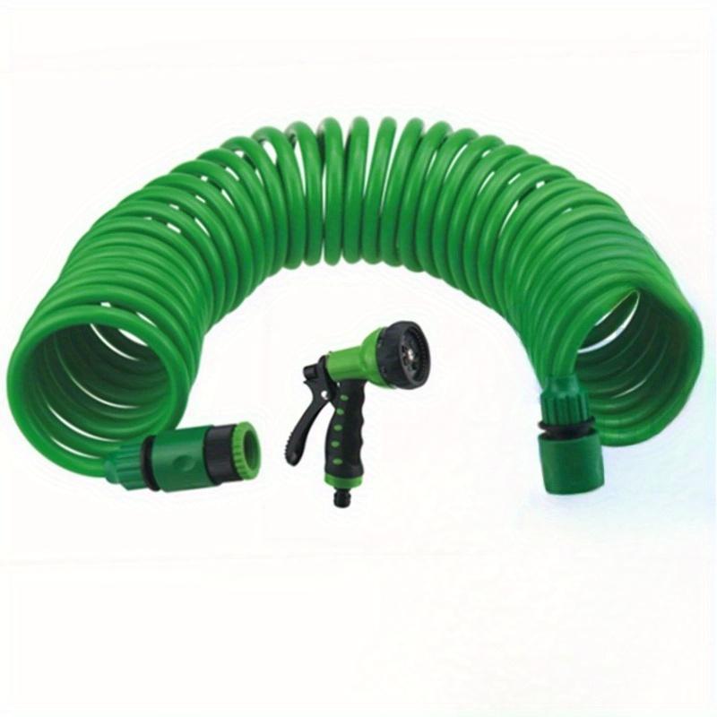 Садовый шланг EVA Coil с пружинным возвратным пружинным шлангом для воды с соединителем 3/4 с 7-функциональным распылителем для купания домашних животных 5M зелёный
Садовый шланг EVA Coil с пружинным возвратным пружинным шлангом для воды с соединителем 3/4 с 7-функциональным распылителем для купания домашних животных 5M зелёный