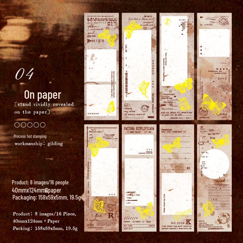 Yanji Manchester Memory Series Горячее тиснение золотом и серебром Изысканное украшение для ручного аккаунта - 15 листов, 4 стиля.
Yanji Manchester Memory Series Горячее тиснение золотом и серебром Изысканное украшение для ручного аккаунта - 15 листов, 4 стиля.