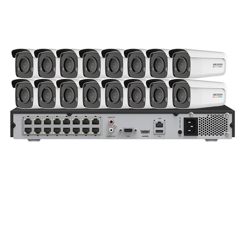 Hikvision 8MP Ultra HD Full-Color Night Vision Security Camera System CN plug (adapter included)
Hikvision 8MP Ultra HD Full-Color Night Vision Security Camera System CN plug (adapter included)