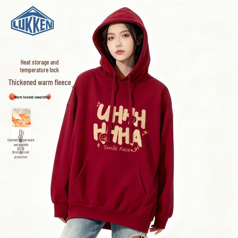 LUKKEN Women s Fleece Lined Haha Smiley Hooded Sweatshirt XL
LUKKEN Women s Fleece Lined Haha Smiley Hooded Sweatshirt XL