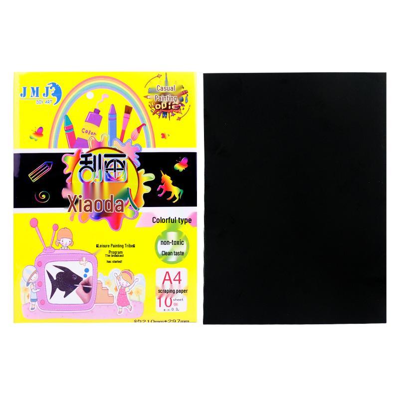 Jia Mei Jia A4 Colorful Scratch Art Paper for Kids with Bamboo Pen Book
Jia Mei Jia A4 Colorful Scratch Art Paper for Kids with Bamboo Pen Book