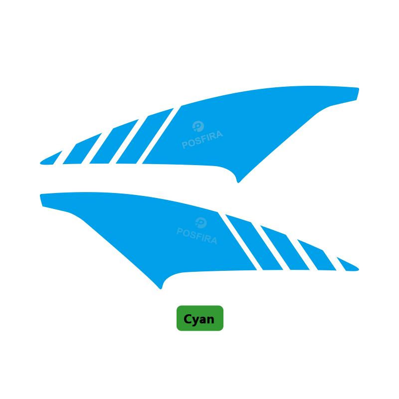 POSFIRA Motorcycle Front Fender Stickers Vinyl Decal for Honda CB650R CB 650R 650 R 2025 2024 -2026 Accessories CB650R-Cyan
POSFIRA Motorcycle Front Fender Stickers Vinyl Decal for Honda CB650R CB 650R 650 R 2025 2024 -2026 Accessories CB650R-Cyan