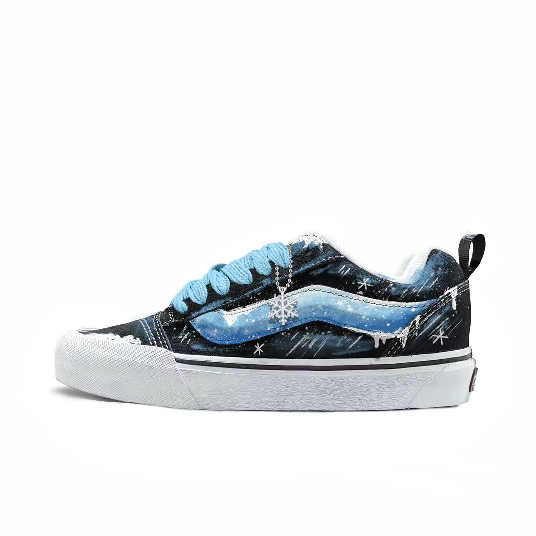 Vans Knu Skool Fabric Abrasion Resistant Abrasion Resistant Low top Skateboard Shoes Unisex Blue VN0009QC6BT1(Team613-) 35
Vans Knu Skool Fabric Abrasion Resistant Abrasion Resistant Low top Skateboard Shoes Unisex Blue VN0009QC6BT1(Team613-) 35